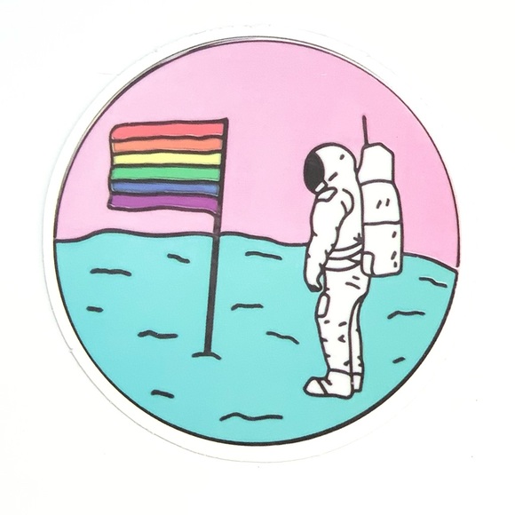 Space Vinyl Sticker - Picture 1 of 2